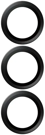 PanzerGlass Hoops Rings Samsung Galaxy S25 Camera Lens Protector Zwart afbeelding 3