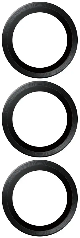 PanzerGlass Hoops Rings Samsung Galaxy S25 Plus Camera Lens Protector Glas Zwart afbeelding 3