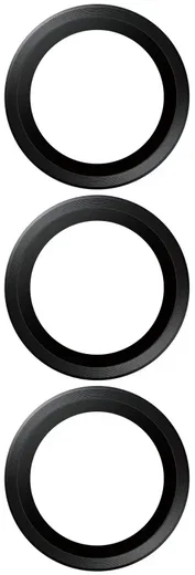 PanzerGlass Hoops Rings Samsung Galaxy S25 Plus Camera Lens Protector Glas Zwart afbeelding 3
