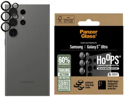 PanzerGlass Hoops Rings Samsung Galaxy S25 Ultra Camera Lens Protector Zwart afbeelding