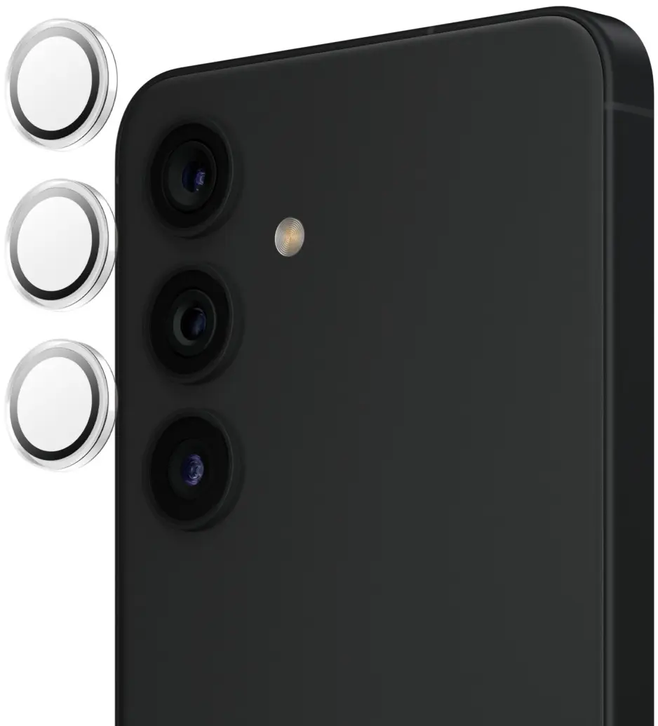 PanzerGlass Hoops Rings Samsung Galaxy S25 Camera Lens Protector Transparant afbeelding 2