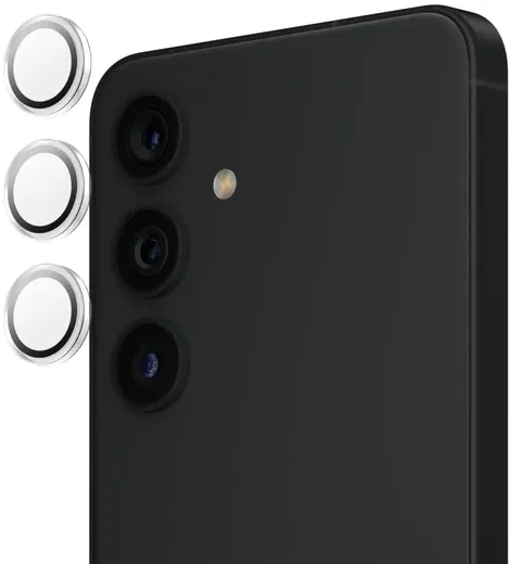 PanzerGlass Hoops Rings Samsung Galaxy S25 Camera Lens Protector Transparant afbeelding 2