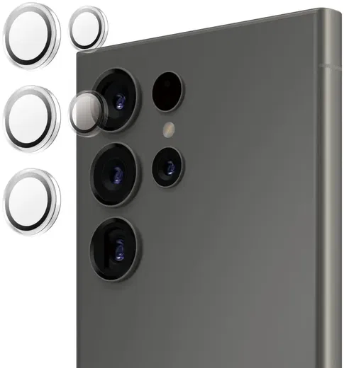 PanzerGlass Hoops Rings Samsung Galaxy S25 Ultra Camera Lens Protector Clear afbeelding 2