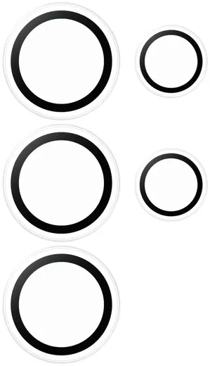 PanzerGlass Hoops Rings Samsung Galaxy S25 Ultra Camera Lens Protector Clear afbeelding 3