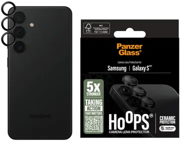 PanzerGlass Hoops Ceramic Samsung Galaxy S25 Camera Lens Protector Glas
