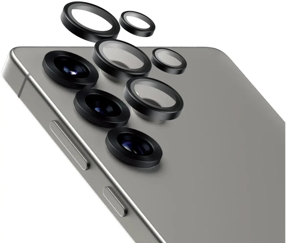 PanzerGlass Hoops Ceramic Samsung Galaxy S25 Ultra Camera Lens Protector Glas afbeelding 1