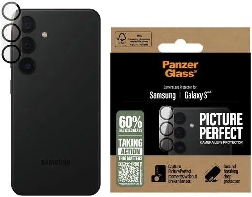 PanzerGlass PicturePerfect Samsung Galaxy S25 Camera Protector Glas afbeelding 1