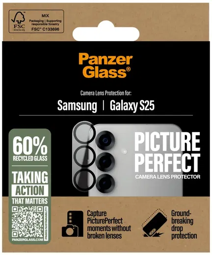 PanzerGlass PicturePerfect Samsung Galaxy S25 Camera Protector Glas afbeelding 4