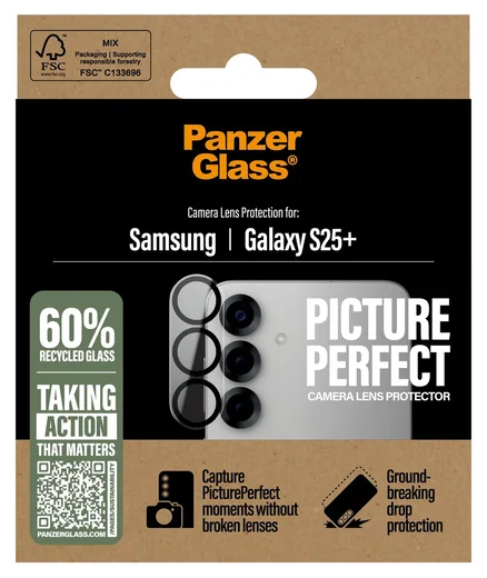 PanzerGlass PicturePerfect Samsung Galaxy S25 Plus Camera Protector Glas afbeelding 4