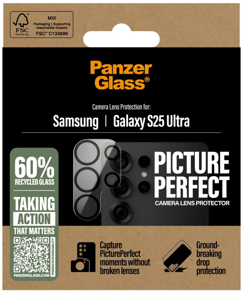 PanzerGlass PicturePerfect Samsung Galaxy S25 Ultra Camera Protector Glas afbeelding 4