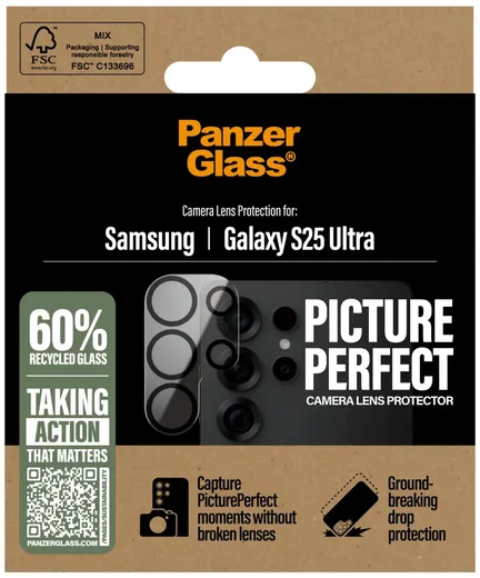 PanzerGlass PicturePerfect Samsung Galaxy S25 Ultra Camera Protector Glas afbeelding 4