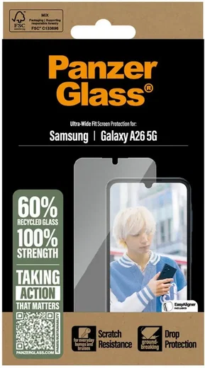PanzerGlass Ultra-Wide Samsung Galaxy A26 Screen Protector afbeelding 4