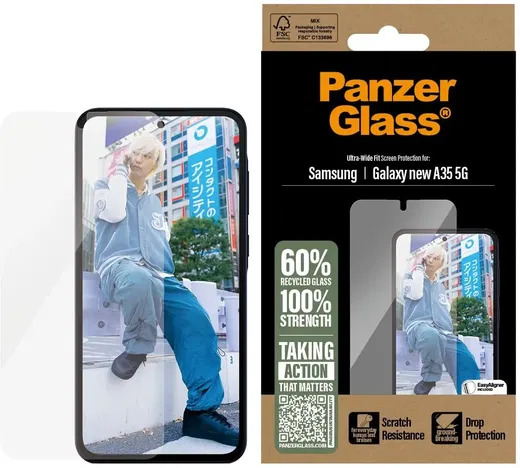 PanzerGlass Ultra-Wide Samsung Galaxy A36 Screen Protector afbeelding 1