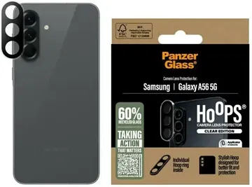 PanzerGlass Hoops Rings Samsung Galaxy A56 Camera Protector Glas Transparant