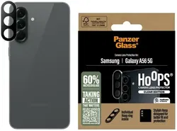 PanzerGlass Hoops Rings Samsung Galaxy A56 Camera Protector Glas Transparant afbeelding