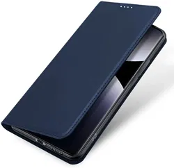 Dux Ducis Skin Pro Xiaomi Redmi Note 14 Pro 4G Hoesje Portemonnee Blauw afbeelding