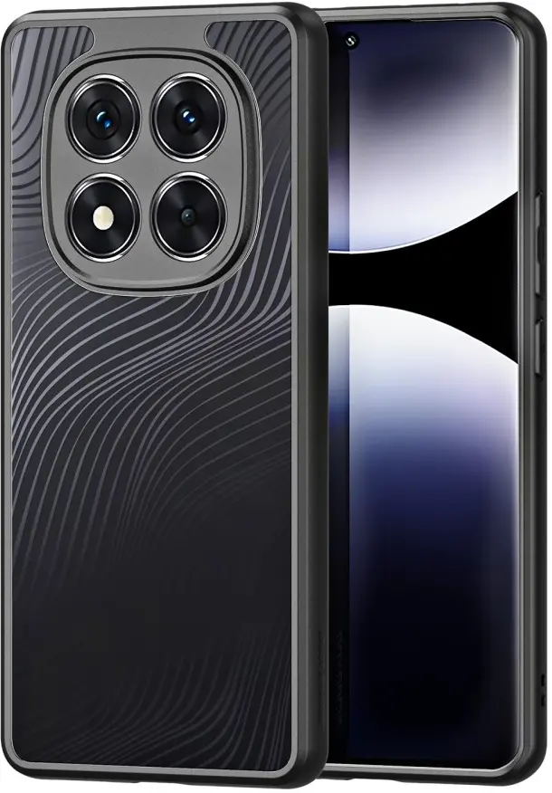 Dux Ducis Aimo Xiaomi Redmi Note 14 Pro 4G Hoesje Back Cover Zwart afbeelding 1