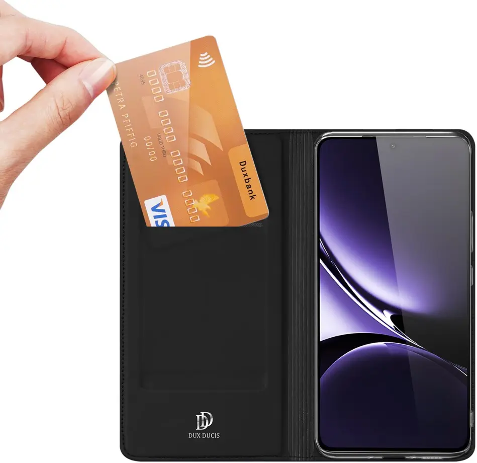 Dux Ducis Skin Pro Xiaomi Poco X7 Pro Hoesje Portemonnee Book Case Zwart afbeelding 4