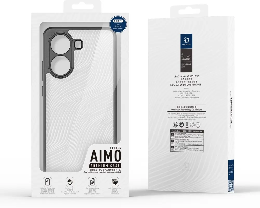 Dux Ducis Aimo Xiaomi Poco X7 Pro Hoesje Back Cover Zwart afbeelding 6