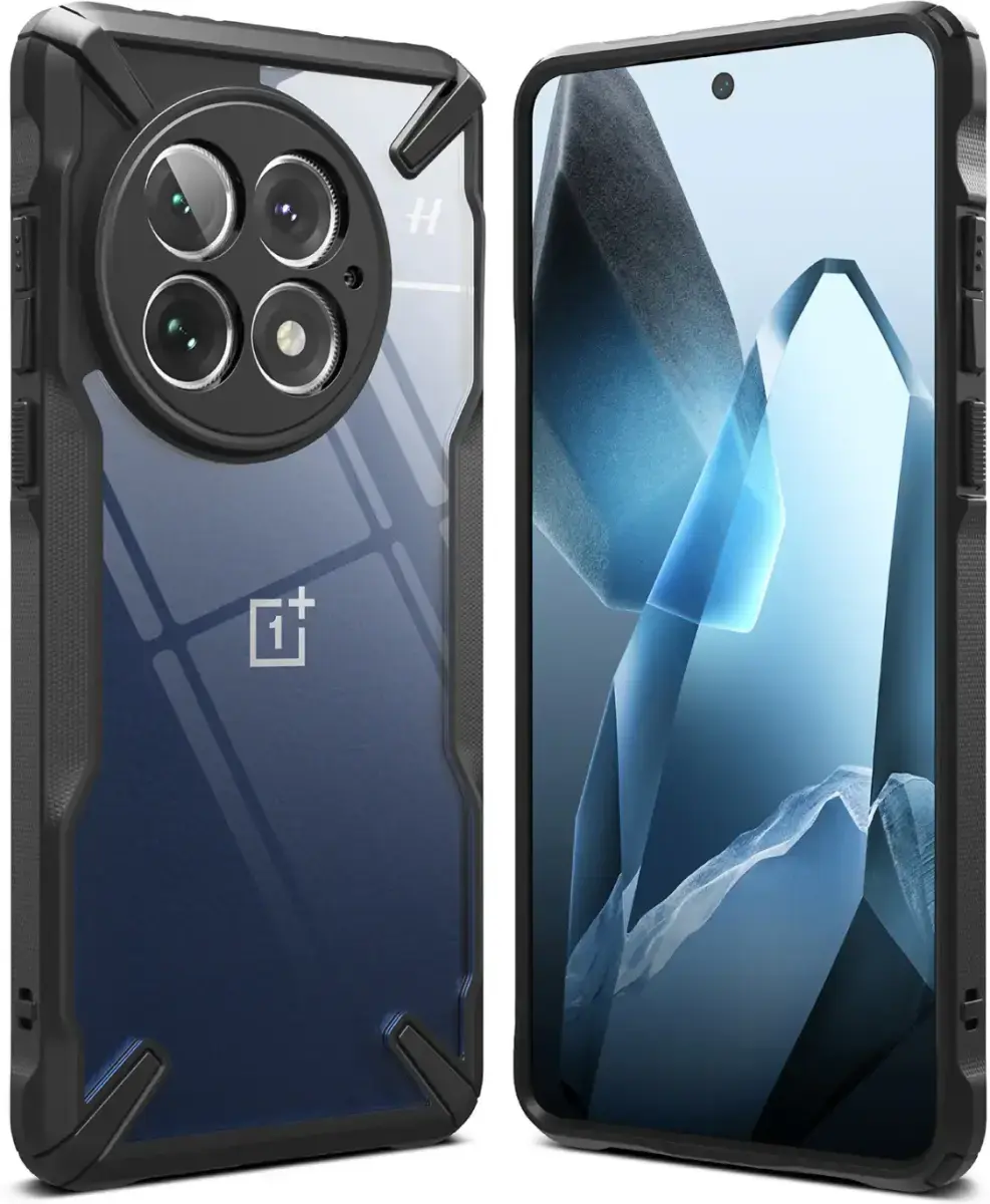 Ringke Fusion X OnePlus 13R Hoesje Back Cover Zwart afbeelding 2