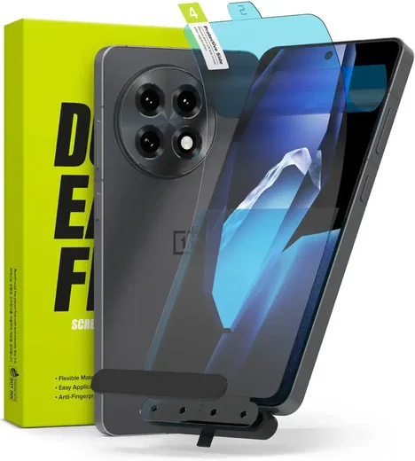 Ringke Dual Easy Film OnePlus 13R Screen Protector met Jig 2-Pack afbeelding 1