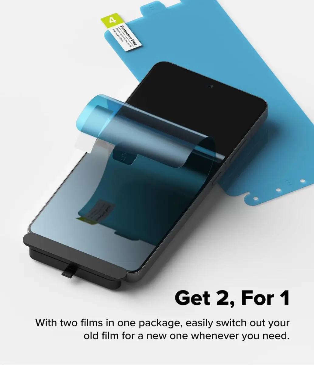 Ringke Dual Easy Film OnePlus 13R Screen Protector met Jig 2-Pack afbeelding 5
