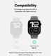 Ringke Dual Easy Pro - Apple Watch 11 / 10 46MM Screen Protector - Jig (2-Pack) afbeelding 4
