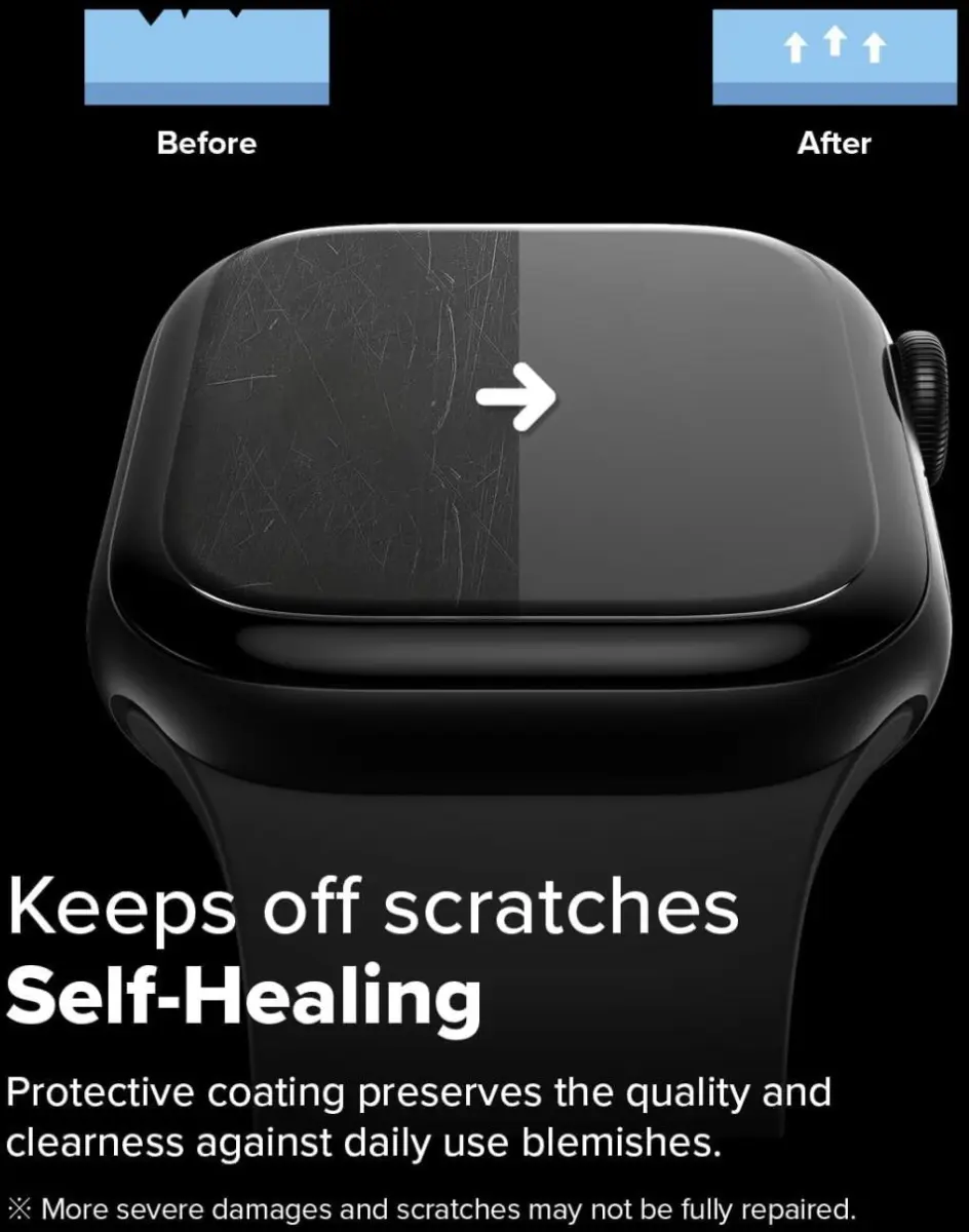 Ringke Dual Easy Pro - Apple Watch 11 / 10 46MM Screen Protector - Jig (2-Pack) afbeelding 10
