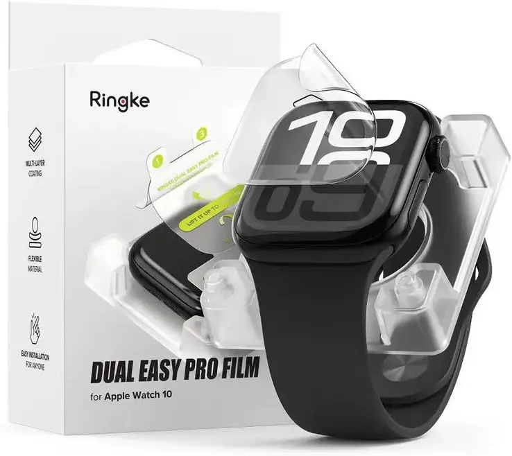Ringke Dual Easy Pro - Apple Watch 11 / 10 42MM Screen Protector Jig (2-Pack) afbeelding 1