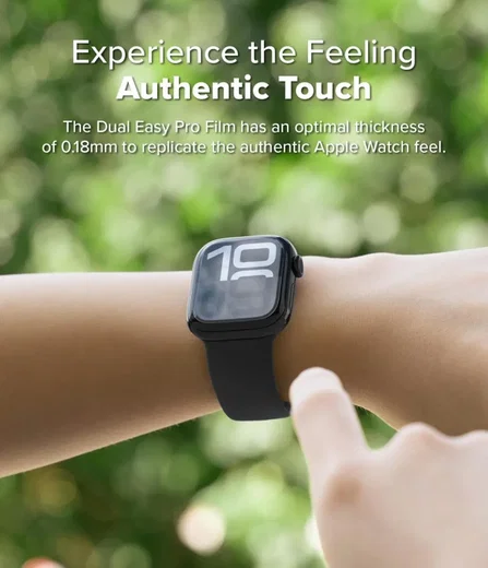 Ringke Dual Easy Pro - Apple Watch 11 / 10 42MM Screen Protector Jig (2-Pack) afbeelding 7