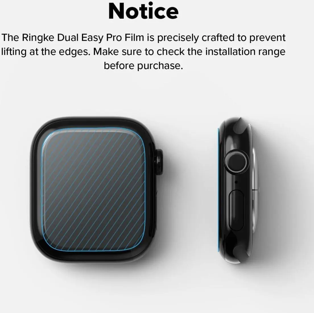 Ringke Dual Easy Pro - Apple Watch 11 / 10 42MM Screen Protector Jig (2-Pack) afbeelding 10