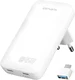 4smarts FlatPlug Slim Dual 45W Power Delivery Fast Charge USB-C Oplader Wit afbeelding 1