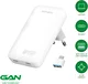 4smarts FlatPlug Slim Dual 45W Power Delivery Fast Charge USB-C Oplader Wit afbeelding 2