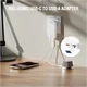 4smarts FlatPlug Slim Dual 45W Power Delivery Fast Charge USB-C Oplader Wit afbeelding 5