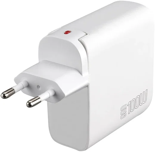 4Smarts 100W GaN USB-C Laptop Oplader met Wereldstekker 3x USB-C en USB-A afbeelding 3