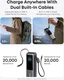 Anker (165W) Laptop/MacBook 25.000 mAh Powerbank Ingebouwde USB-C Kabels Grijs afbeelding 7