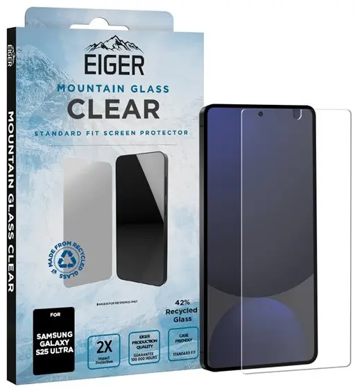 Eiger Mountain Glass Samsung Galaxy S25 Ultra Screen Protector afbeelding 1