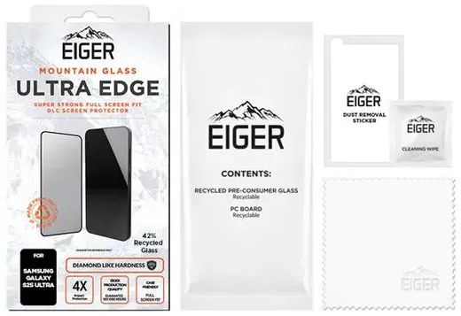 Eiger Mountain Glass ULTRA EDGE Samsung Galaxy S25 Ultra Tempered Glass afbeelding 4