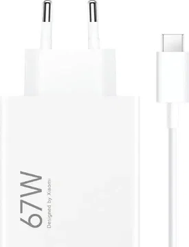 Xiaomi 67W Hyper Charger Combo Type A 67W Snellader + USB-A naar USB-C Kabel 1M