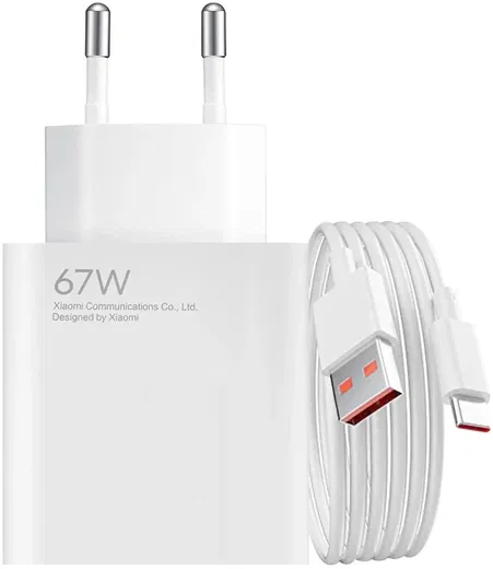 Xiaomi 67W Hyper Charger Combo Type A 67W Snellader + USB-A naar USB-C Kabel 1M afbeelding 3