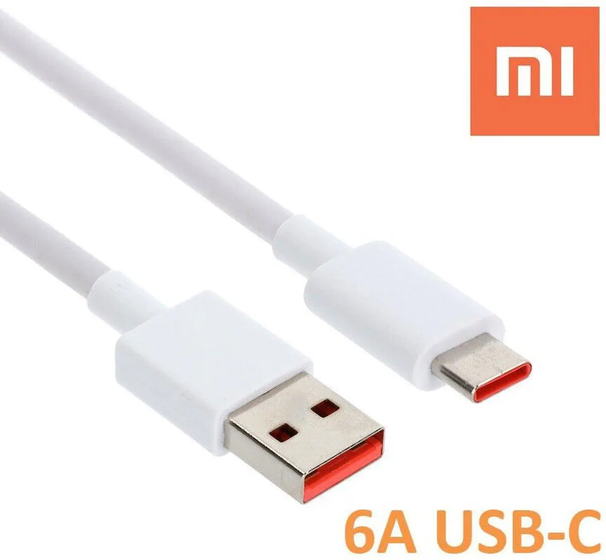 Xiaomi USB-A naar USB-C 33W Kabel 1 Meter Wit afbeelding 4