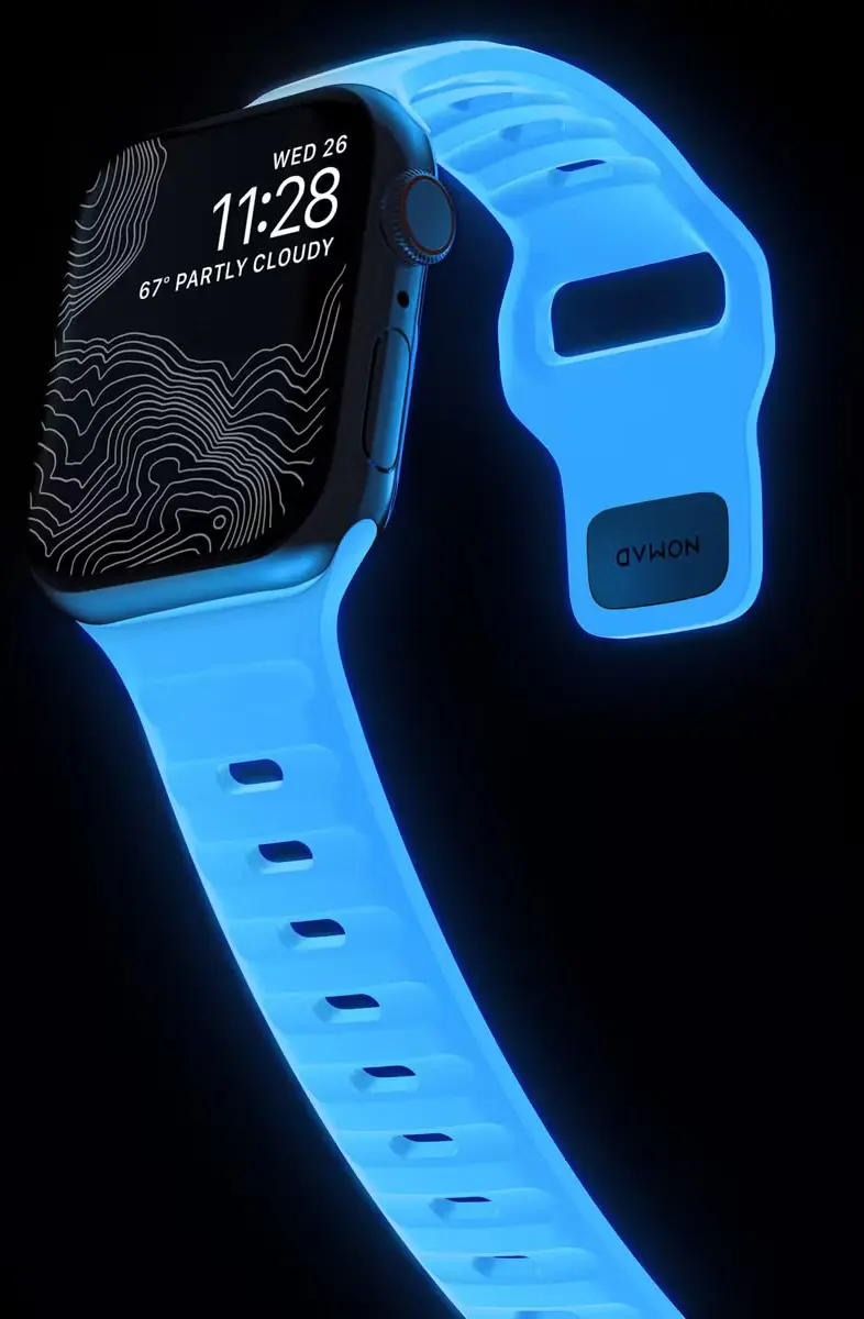 Nomad Sport Strap - Apple Watch Band - 1/9SE - 42/41/40/38MM - Blauw afbeelding 8