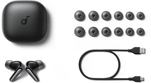 Anker Liberty 4 Pro Draadloze Oordopjes Noise Cancelling Earbuds Mat Zwart afbeelding 8