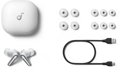 Anker Liberty 4 Pro Draadloze Oordopjes Noise Cancelling Earbuds Wit afbeelding 4