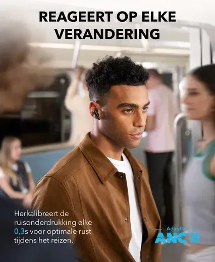 Anker Liberty 4 Pro Draadloze Oordopjes Noise Cancelling Earbuds Zwart afbeelding 4