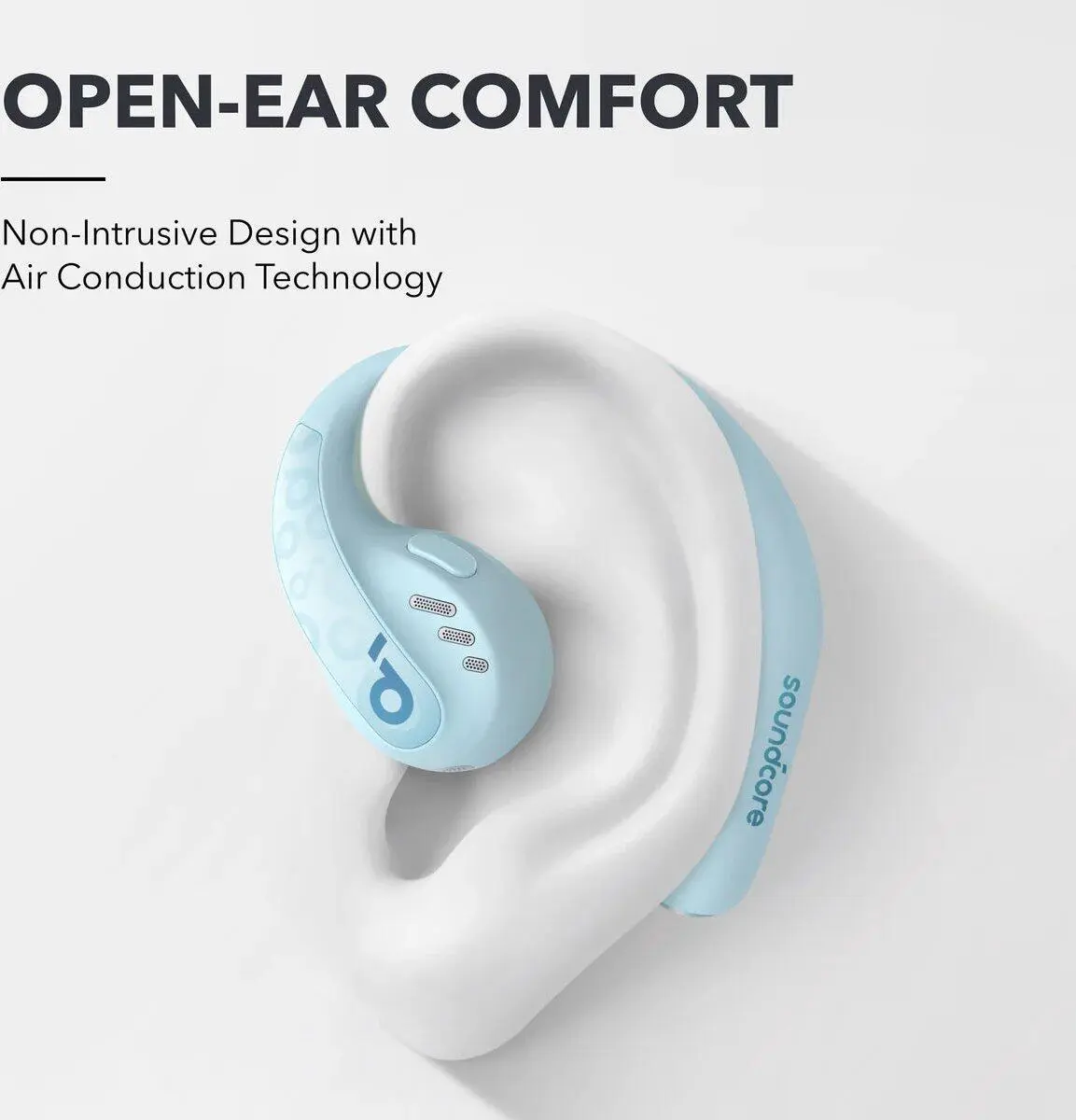 Anker SoundCore AeroFit Pro Open-Ear Oordopjes met Nekband Blauw afbeelding 4