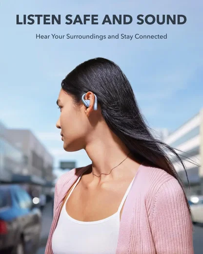 Anker SoundCore AeroFit Open-Ear Draadloze Bluetooth 5.3 Oordopjes Blauw afbeelding 5