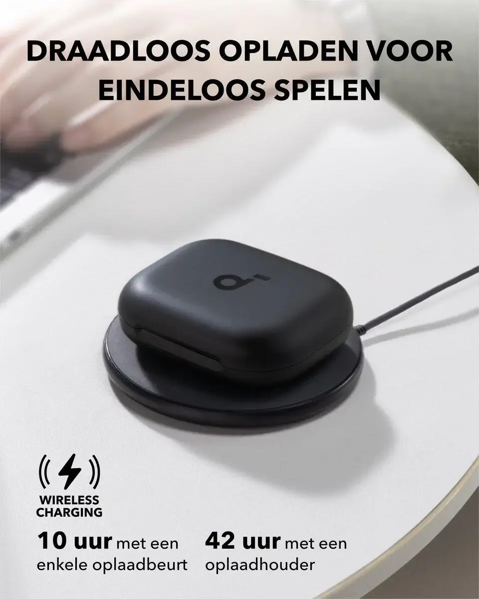 Anker Soundcore AeroFit 2 Open-Ear Draadloze Bluetooth 5.4 Oordopjes Zwart afbeelding 7