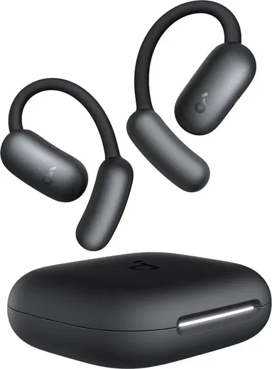 Anker Soundcore AeroFit 2 Open-Ear Draadloze Bluetooth 5.4 Oordopjes Zwart afbeelding 9