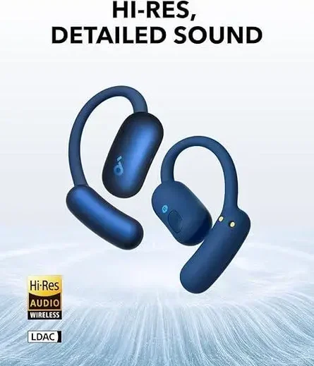 Anker Soundcore AeroFit 2 Open-Ear Draadloze Bluetooth 5.4 Oordopjes Blauw afbeelding 2